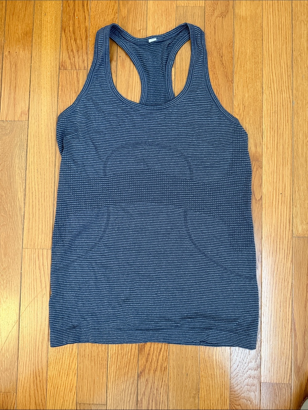 Blue Swiftly Tech Racerback Tank Top 2.0 Waist Length